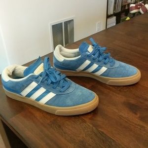 Adidas busenitz skate shoe / blue & white